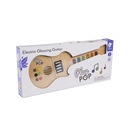 CLASSIC WORLD Drevená elektrická gitara Svietiaca pre deti Dominujúca farba viacfarebná