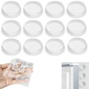 РУЧКА ДВЕРНАЯ НАСТЕННАЯ САМОКЛЕЯЩАЯСЯ 12 ШТ.