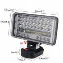 ФАРА 18V ГАЛОГЕН ЛАМПОЧКА РОБОЧА ЛІХТАРИК 7 ДЮЙМИ 59 LED (СВІТЛОДІОД) 180 W  (18171879894) фото min 9