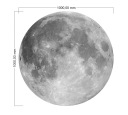 НАКЛЕЙКА НА НАСТЕНУ КРУГЛАЯ ЛУНА 100см