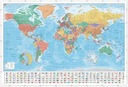 Карта мира на стену Политическая карта мира постер для детей 61х91,5 см
