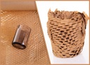 Бумага упаковочная 30см*100мб, 3D сетка - без пыли