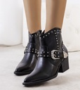 Čierne čižmy kovbojky dámske módne topánky 970 39 Pohlavie Výrobok pre ženy