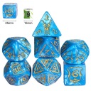 НАБОР ICE WARRIOR ИЗ 7 БОЛЬШИХ КАЛЬЦИЙ ДЛЯ РПГ