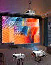Projektor LED projektor WiFi Android TV FULL HD 4K 24000lm 800 ansi Autofocus Farba biela