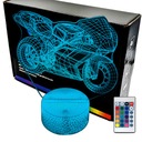 Lampka nocna Motor Motocykl 3D LAMP LED