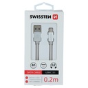 SWISSTEN Kabel przewód do ładowania USB-C 0,2m 3A Stan opakowania oryginalne