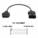 ZACZE ADAPTATEUR CÂBLES DIAGNOSTYCZNEGO 10PIN VERS 16PIN OBD2 CONVIENT VERS 7Yphoto 7
