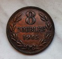 213) GUERNSEY - 8 Doubles - 1945 r. H