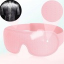 3D maska na spaní NASTAVITELNÁ, LEHKÁ, 100% ZATEMNĚNÁ, RŮŽOVÁ Další barva černá