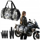 СУМКА МОТОЦИКЛЕТНАЯ ВОДООТТАЛКИВАЮЩАЯ ROLLBAG НИПЕЛЬ KOMPRESJA МОНТАЖ 10 SEKUND 46L  фото 8