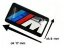 Наклейка-эмблема 3D MP BMW в упаковке 4 шт. Диски 17 х 9.