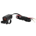 МОТОЦИКЛЕТНАЯ ДВОЙНАЯ ЗАРЯДНОЕ USB АДАПТЕР SAE NA USB Z ВОДООТТАЛКИВАЮЩАЯ 3Y  фото 6