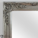 Серебряное старинное настенное зеркало, стильное