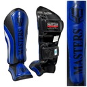 Ochraniacze na goleń piszczel Masters NS-PU-FT(WAKO APPROVED) niebieskie L