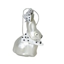 КУЛОН ИЗ БЕЛОГО СТЕКЛА КРОЛИКА