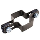 OBJÍMKA STĹPIKA PRE PLOTOVÉ PANELY 40X60 MM KOMPLETNÁ BRONZOVÁ PRIECHODNÁ