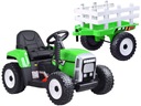 Traktor z przyczepą na akumulator + pilot PA0242 Długość pojazdu 80 cm