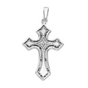 Серебряный крест PR.925