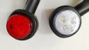 КОМПЛЕКТ 2EL ФАРА ГАБАРИТ LED (СВІТЛОДІОД) OBRYSOWKA ПРИЧІП ПРИЧІП ЛАФЕТА 12V 24V  фото 11