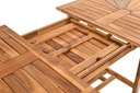 Záhradný nábytok drevený set s vankúšmi Premium obedová súprava Hmotnosť (s balením) 95 kg