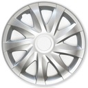 14 Колпаки Draco Silver, серебристые, UNIVERSAL, 4 шт., для легковых автомобилей