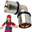 Tweetop PERT PEX колено гофрированное 25 мм