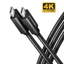 Кабель USB-C 3.2 Gen 2 PD 100 Вт, 5 А, 2 м черный Axagon