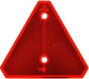 ЗАДНИЙ СВЕТООТРАЖАЮЩИЙ ТРЕУГОЛЬНИК, КРАСНЫЙ, С ВИНТАМИ