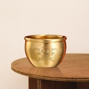Brass Feng Shui Bowl Fu Bowl zberateľská pre Dominujúca farba viacfarebná