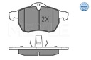 PADS BRAKE MEYLE 025 230 5719/W photo 1 - milautoparts-fr.ukrlive.com