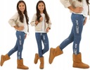 Ocieplane legginsy nadruki, WZORY, produkt polski - 158 KROPEK 013