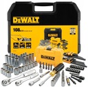 ZESTAW NARZĘDZIOWY DEWALT KLUCZE NASADOWE 108 EL.