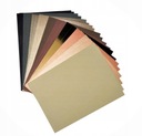 Выкройка из цветной бумаги коричневого цвета А4 - 20 листов.