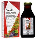 Bylina-Piast Floradix Železo A Vitamíny 250 ml Tekutina Objem 250 ml