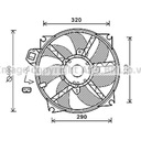 WENTYLATOR, CHLODZENIE DE MOTEUR AVA QUALITY COOLING RT7563 photo 1 - milautoparts-fr.ukrlive.com