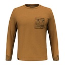 Bluza trekkingowa męska Salewa Lavaredo Hemp Pullover brązowa 52/XL