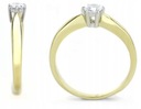 Золотое обручальное кольцо ONE WAY с гравировкой, размер 14