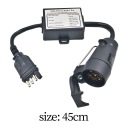 DISTRIBUTEUR OBWODOW FEUX REMORQUES USA 4-PINOWY SUR EUROPE 7-PINOWY MULTIFONCTIONNELphoto 9