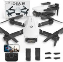 Мини-дрон IDEA10 для детей, радиоуправляемый квадрокоптер, 2,4 ГГц, Wi-Fi, FPV, 18 мин.