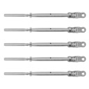 5 SZT. BOLT VACCINATION GWINTOWANA ZE STEEL STAINLESS STEEL 3/16 INCHES 8J  photo 5