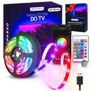 СВЕТОДИОДНАЯ ЛЕНТА RGB 4M USB СВЕТОДИОДЫ Подсветка ТВ ДЛЯ ТВ С УДАЛЕННЫМ ТЕЛЕФОНОМ