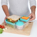 SISTEMA LUNCHBOX BENTO BOX КОНТЕЙНЕР ДЛЯ СОУСА 1650 МЛ С ОТДЕЛЕНИЯМИ