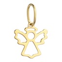 ЗОЛОТОЙ КУЛОН пр. 585 АНГЕЛ с Halo 14k