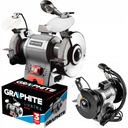 НАСТОЛЬНАЯ ШЛИФОВАЛЬНАЯ МАШИНА 150 ММ, 370 ВТ, КАМЕННЫЙ ГРАФИТ