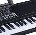 Elektrický keyboard pre začiatočníkov a pre deti MusicMate MM-02 čierny Napájanie sieťové