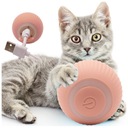 БЕГОВЫЙ МЯЧ ДЛЯ КОШЕК ИНТЕРАКТИВНЫЕ СВЕТОДИОДНЫЕ ВИБРАЦИИ РОЗОВЫЙ ЭЛЕКТРИЧЕСКИЙ