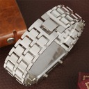 Pánske digitálne hodinky s LED displejom Lava Metal Wristwatch Creative Watch Strojček quartzový