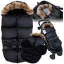 СПАЛЬНЫЙ МЕШОК ДЛЯ РЕБЕНКА ДЛЯ КОЛЯСКИ ЗИМНИЙ ТЕПЛЫЙ МЕХОВОЙ СПАЛЬНЫЙ ГОНДОЛЛА 5в1