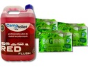 ЖИДКОСТЬ ДЛЯ ТУРИСТИЧЕСКОГО ТУАЛЕТА CAMPTOILET 5Л RED FLUSH + ТУАЛЕТНАЯ БУМАГА 24 РОЛИКА